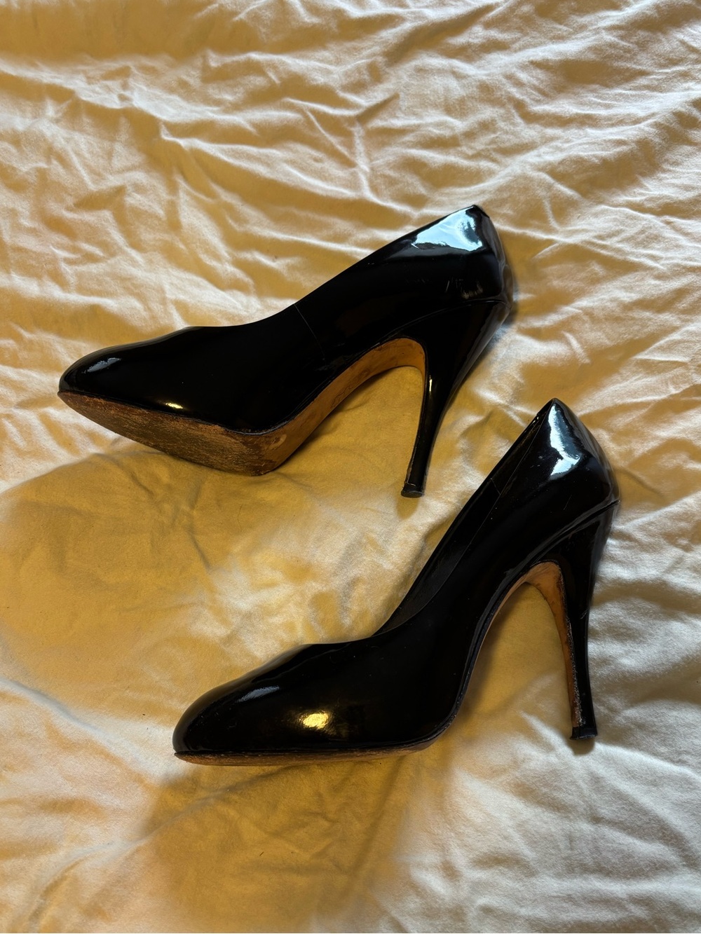 Vince Camuto Black Patent Leather Heels or Pumps